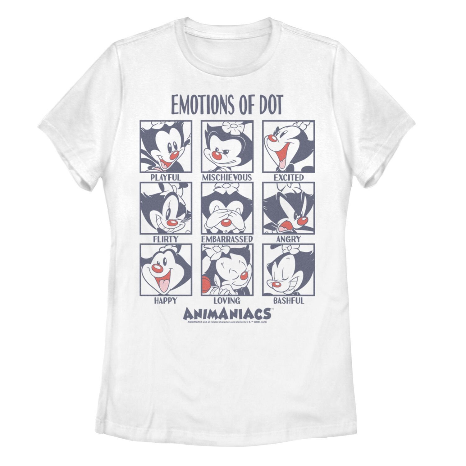 

Футболка Animaniacs для юниоров Emotions Of Dot Box Up Licensed Character