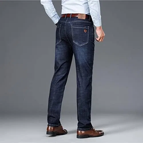 Джинсы, высокая талия, Men's Classic, синий — фото 3