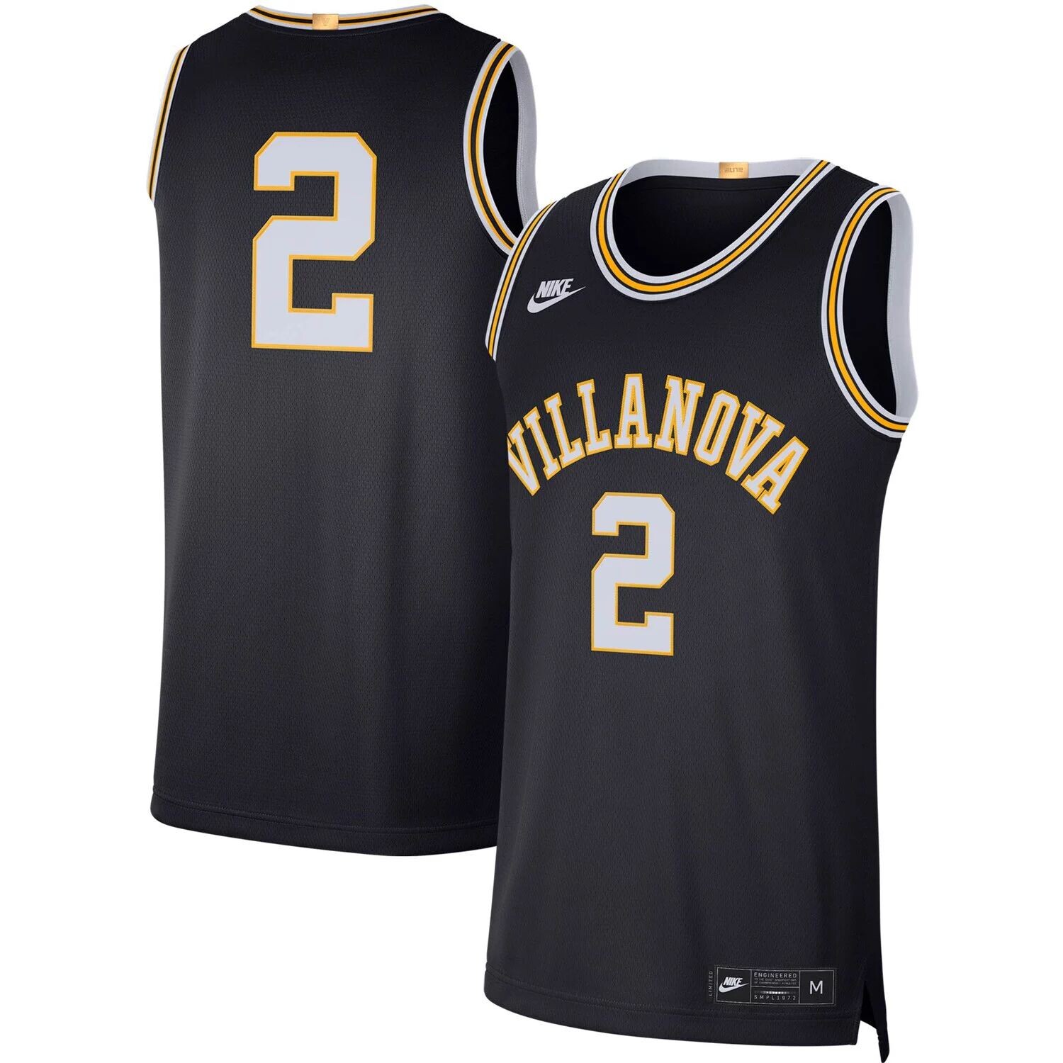 

Мужская темно-синяя майка Nike #2 Villanova Wildcats Retro Limited
