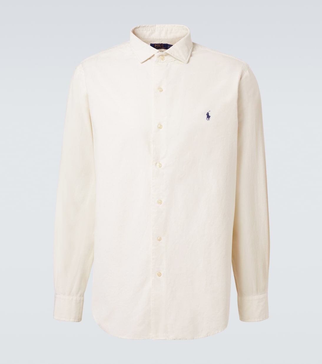 

Хлопковая рубашка Polo Ralph Lauren, Clubhouse Cream