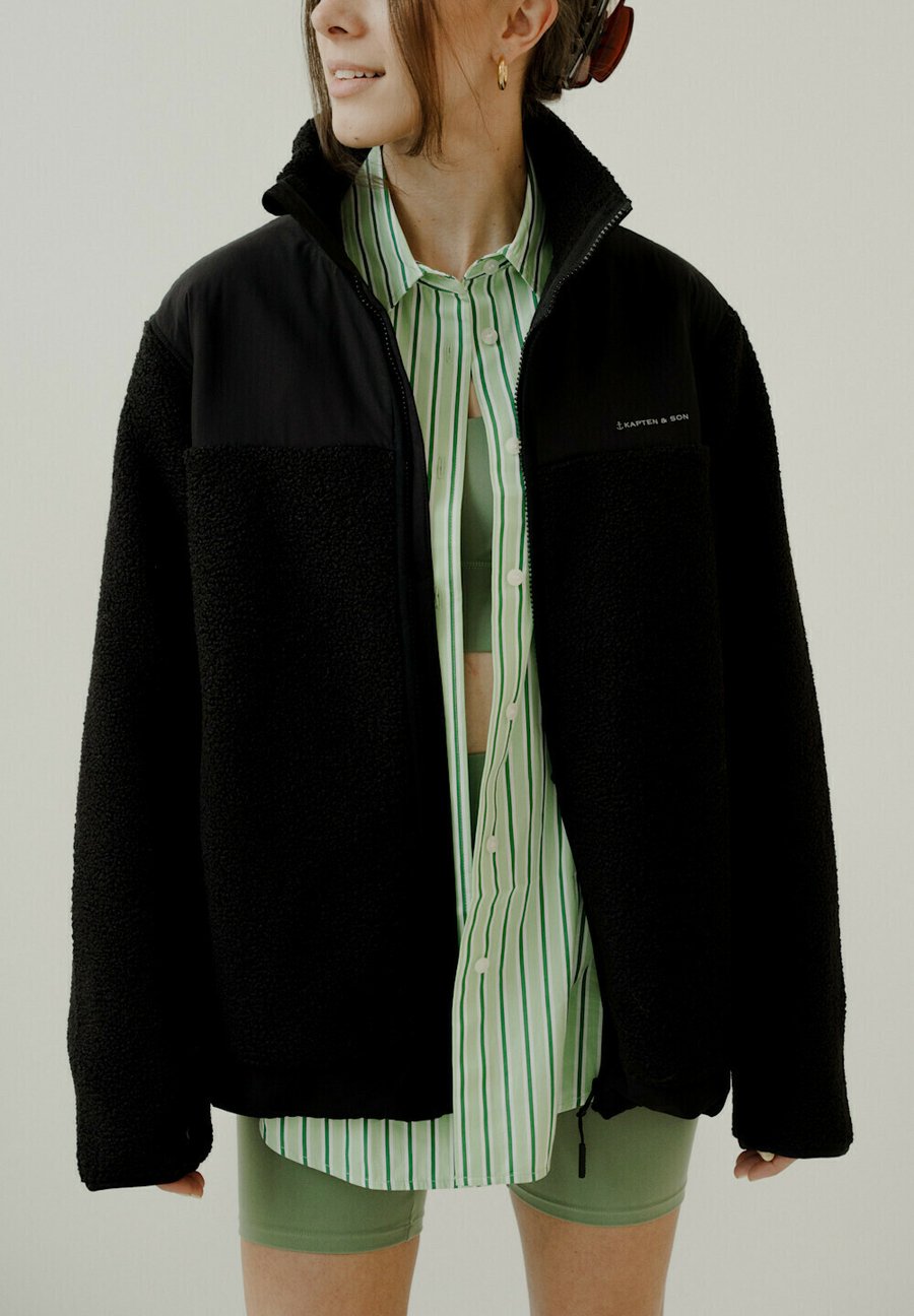 

Флисовая куртка Kapten & Son TEDDY FLEECE JACKET, All Black/Black