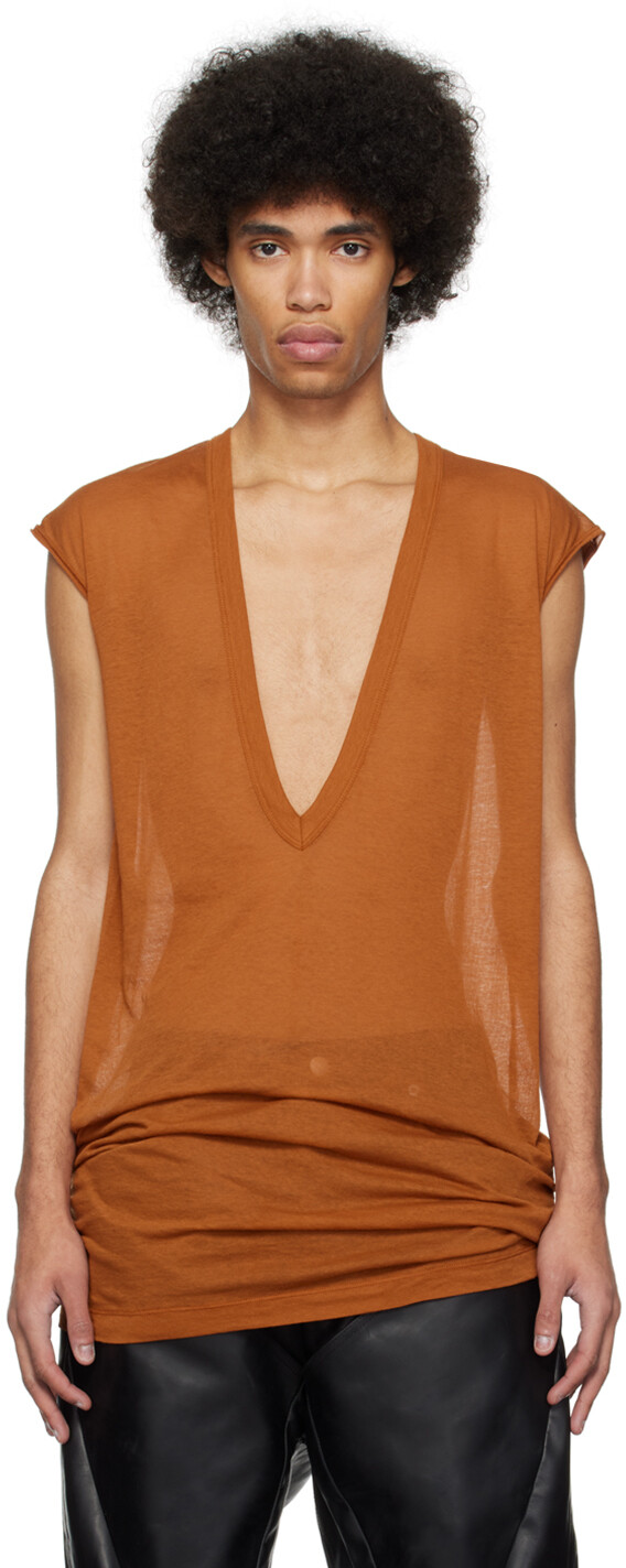 

Оранжевая футболка Дилана Rick Owens