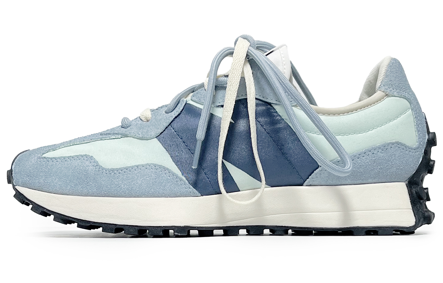 

New Balance Кроссовки мужские NB 327 с низким верхом, устойчивые к истиранию, синие