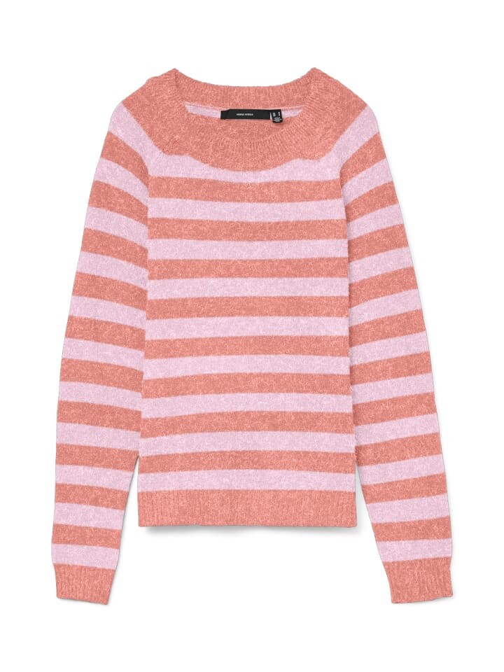 

Пуловер Vero Moda Strick Pullover Meliert Basic Langarm VMDOFFY, цвет Terracotta