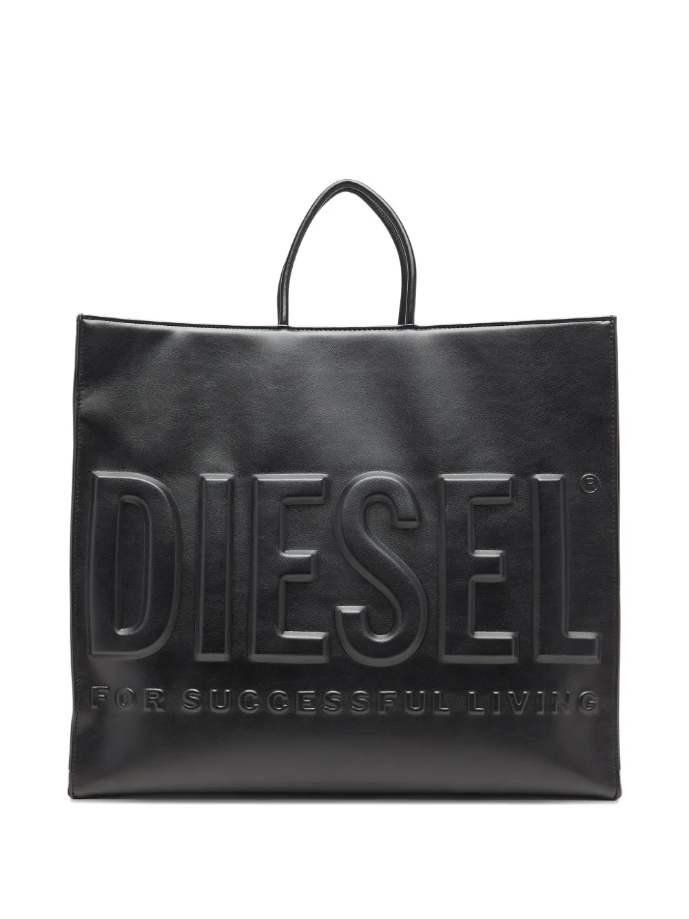 

Текстурированная сумка-тоут DSL 3D Shopper Ew X с тиснением Diesel, черный