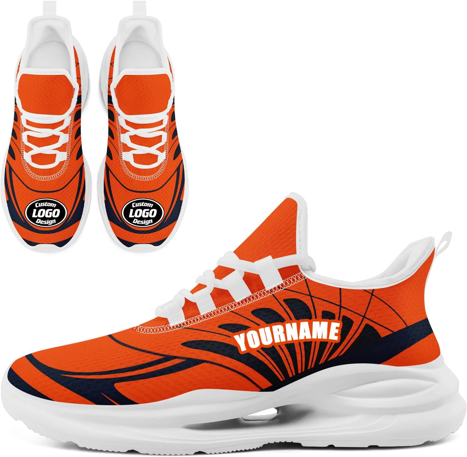 

Кастомные беговые кроссовки для бейсбольной команды AWSOLE для мужчин с персонализированным именем и логотипом, спортивные кроссовки для тренажерного зала, легкие тренировочные кроссовки, белый