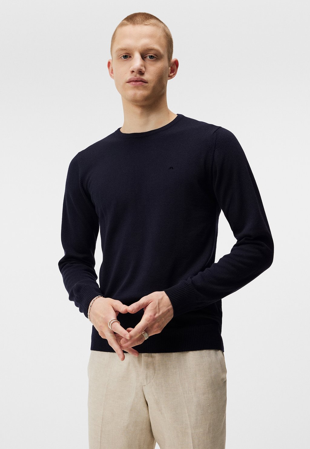 

Свитер LYLE CREW NECK J.LINDEBERG, темно-синий