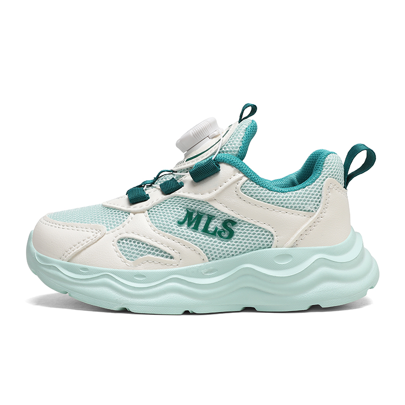 

Износостойкие, легкие, с амортизацией, противоскользящие, противоотскочные детские беговые кроссовки Mulinsen, 8630 зеленый[dual network breathable]