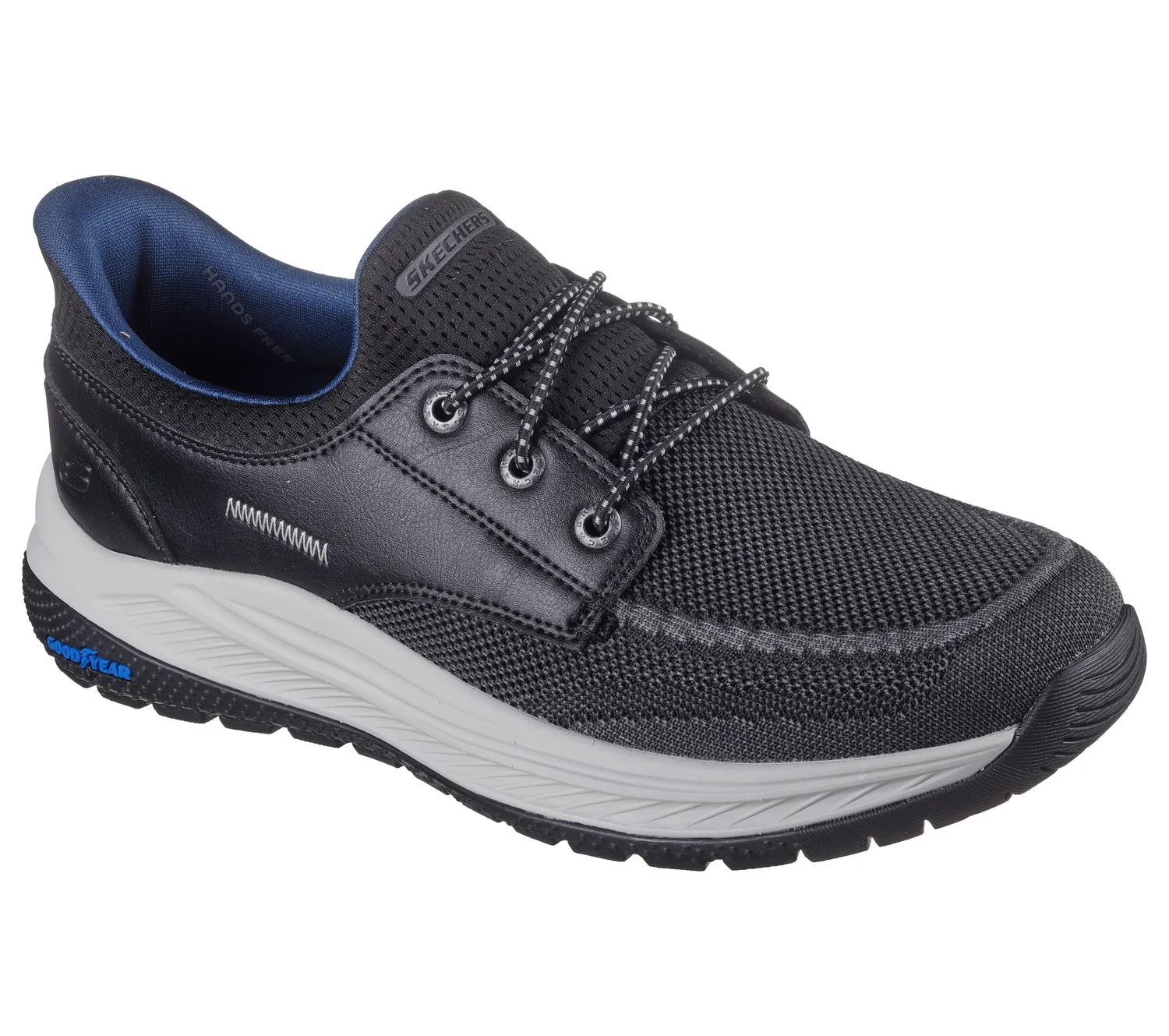 Слипоны, свободный крой: Meroe - Alden, свободный носок Skechers, BLK