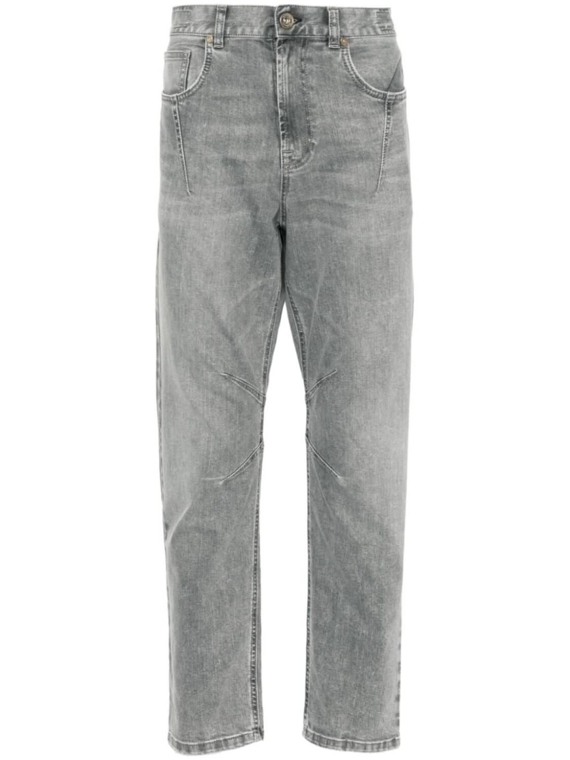 

Джинсы с защипами Eleventy, серый