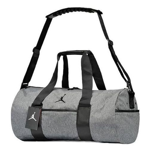 

Сумка large capacity outdoor sports gym bag travel bag bucket bag gray 'grey black' Air Jordan, серый