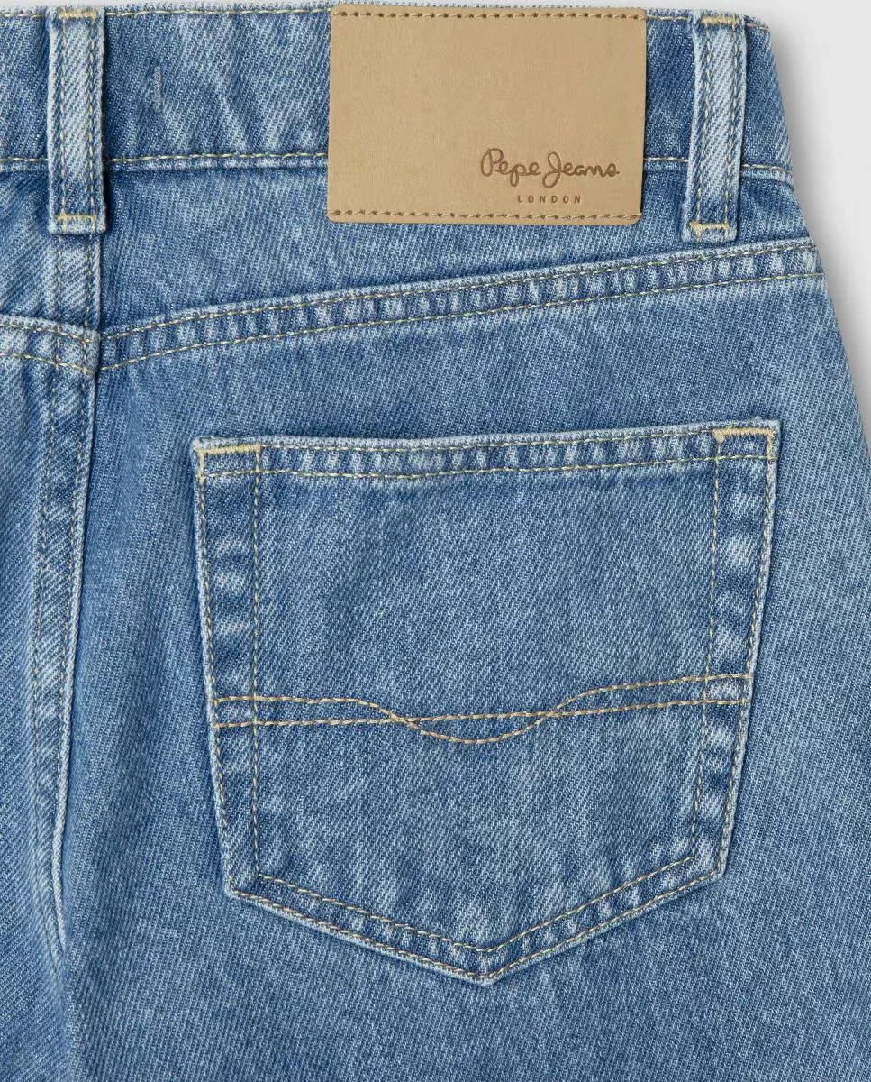 Прямые джинсы Myron для мальчика Pepe Jeans, синий — фото 4