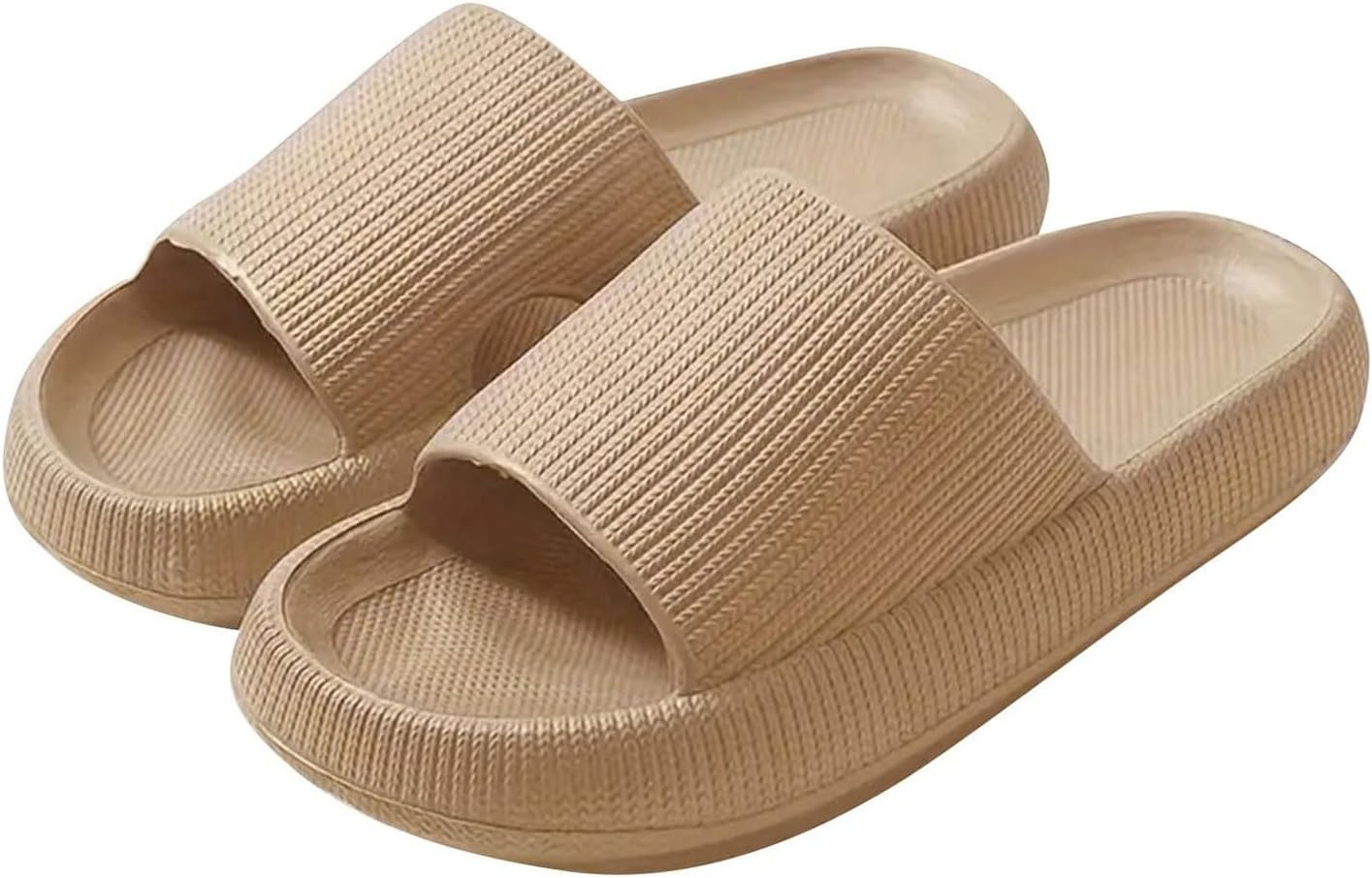 

Домашние тапочки Cloud для женщин и мужчин, нескользящие, мягкие, для душа, спа, ванны, бассейна, спортзала, пляжа, дома, для дома и улицы, удобные, с мягкой подушкой, быстросохнущие Toumov, хаки