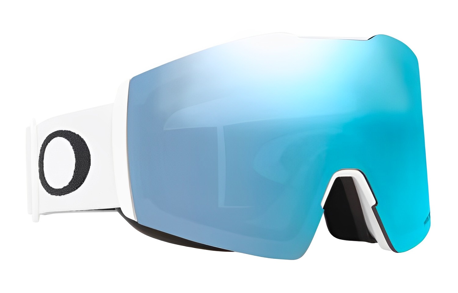 

Лыжные очки Fall Line L с защитой от снежной слепоты и ветрозащитой, унисекс Oakley, синий Lens+белый Frame