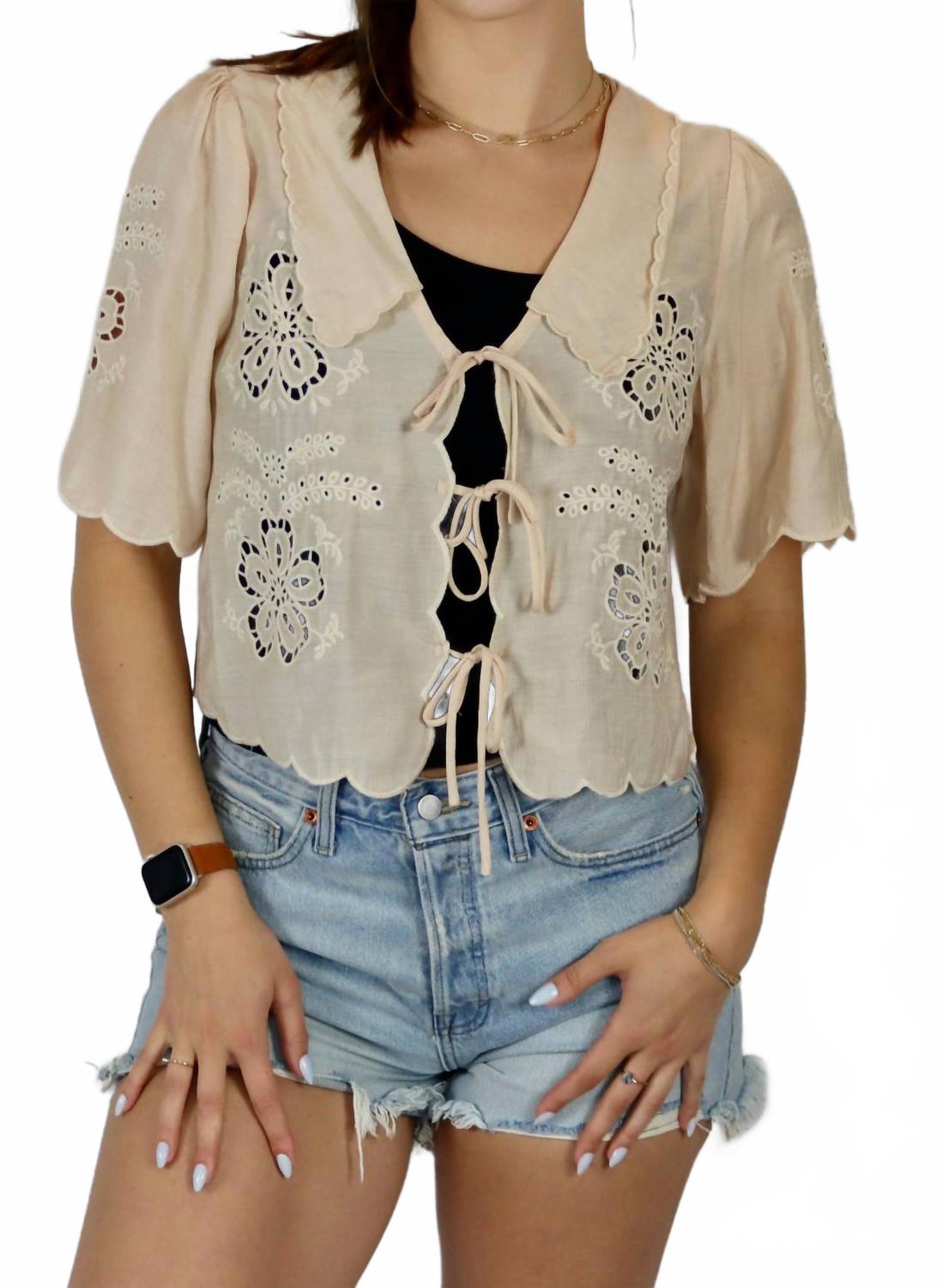 

Топ Ember Lace бежевый Raisonnel