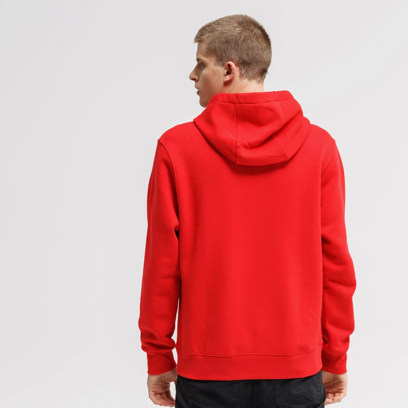Худи флисовая Nike SportWear Club, красный — фото 3