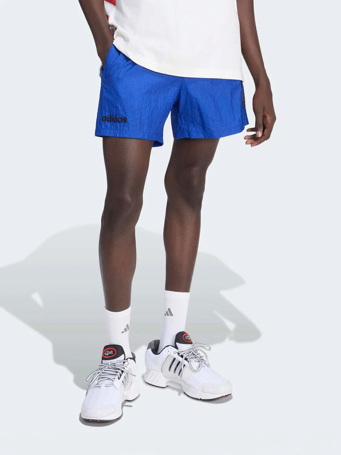 Спортивные шорты Adidas Originals Regular синего цвета — фото 2