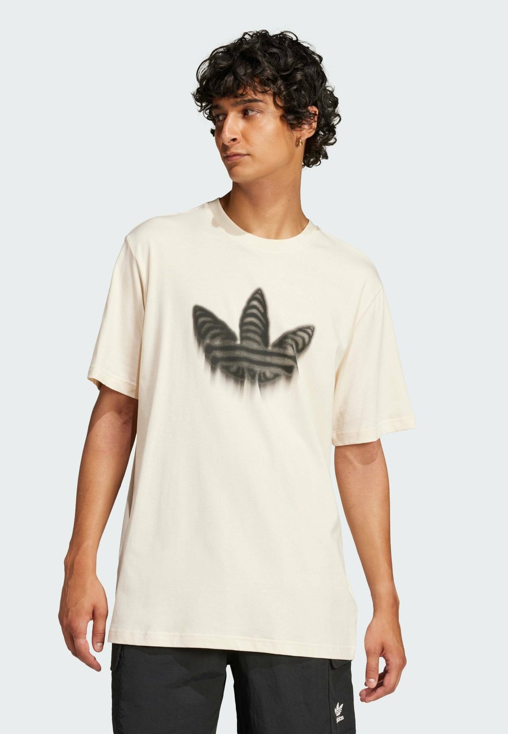 

Футболка с принтом SKELETON TREFOIL adidas Originals, белый