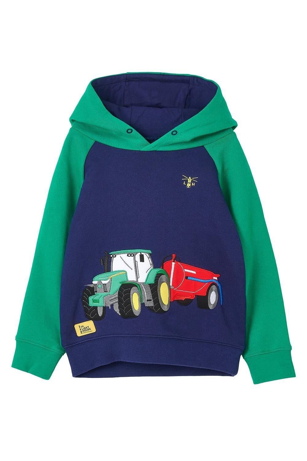 Толстовка с капюшоном Джека Коттона Lighthouse Clothing, зеленый — фото 2
