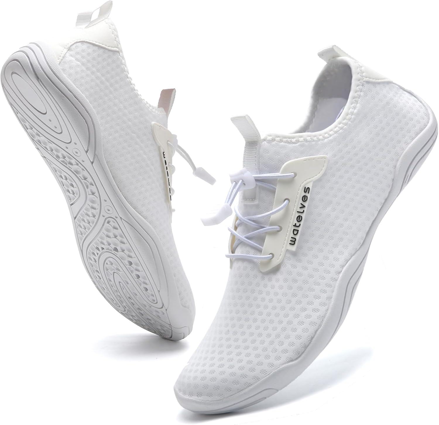 

Водные тапочки WateLves для мужчин и женщин, пляжные и для плавания, быстро сохнущие, акваноски, обувь для бассейна, серфинга, йоги и водной аэробики, белый