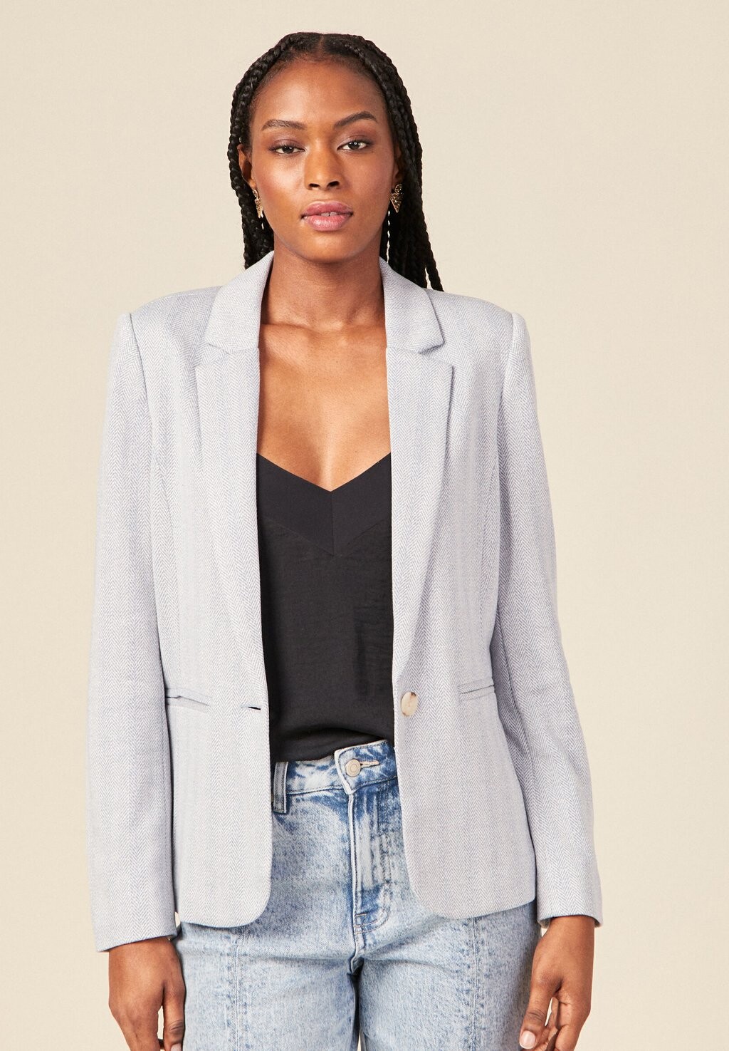 

Блейзер GERADE GESCHNITTENE BONOBO Jeans, цвет bleu gris