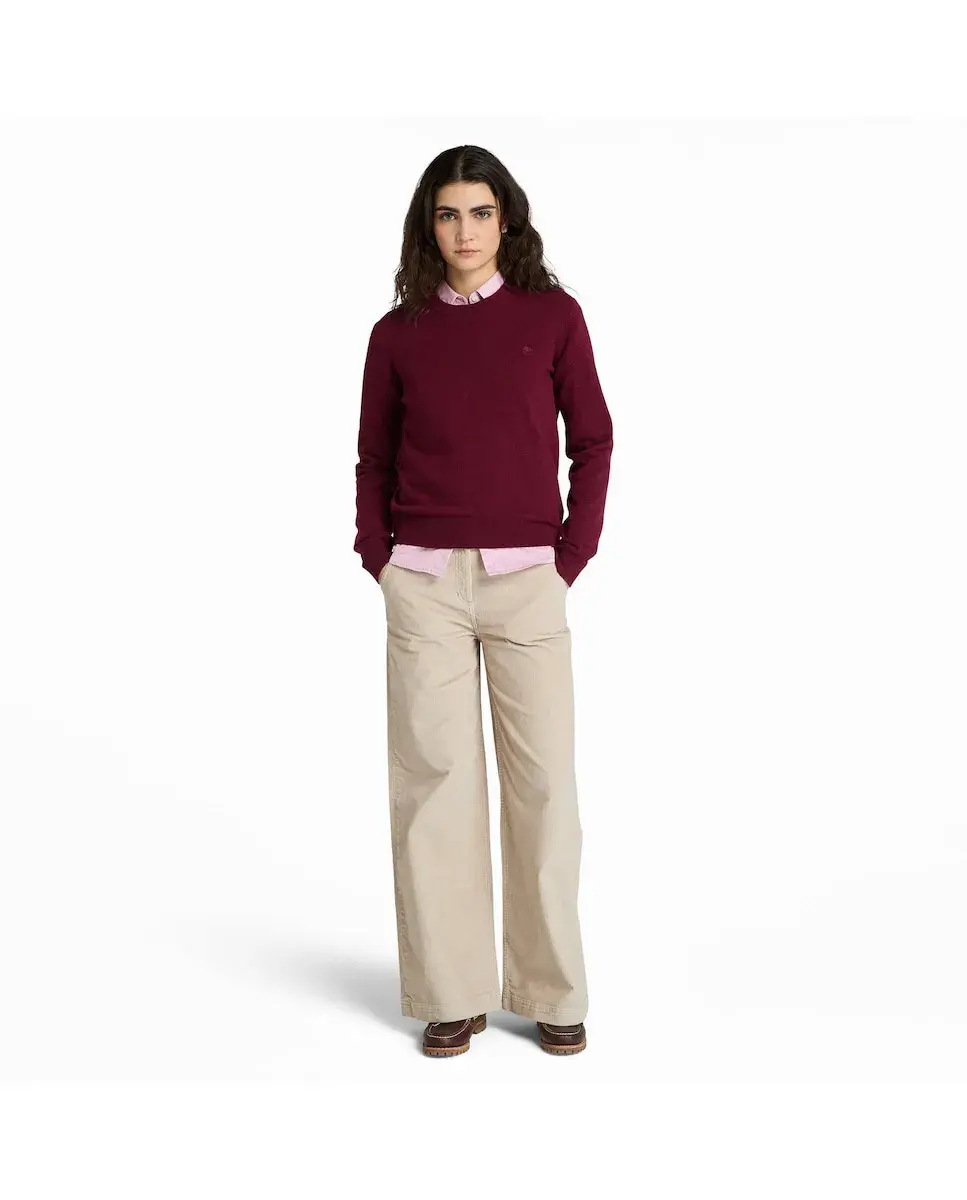 

Женские вельветовые широкие брюки с эффектом стирки Timberland, бежевый