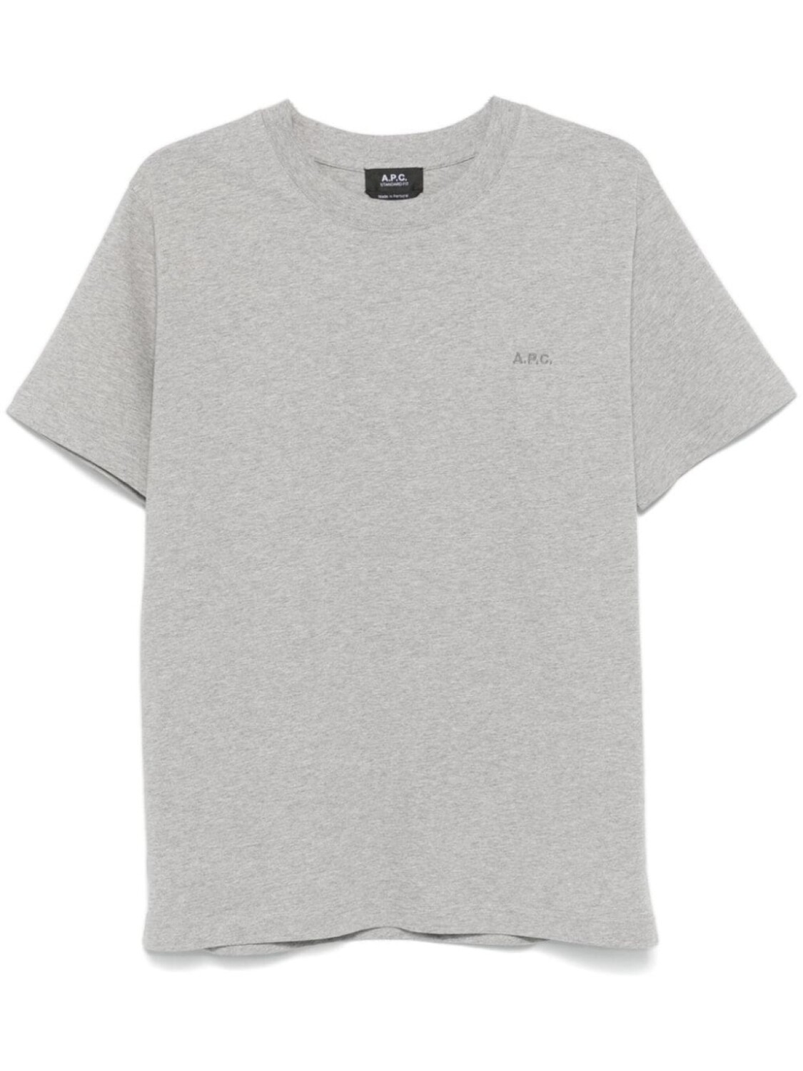 

A.P.C. футболка Standard Brodé, серый