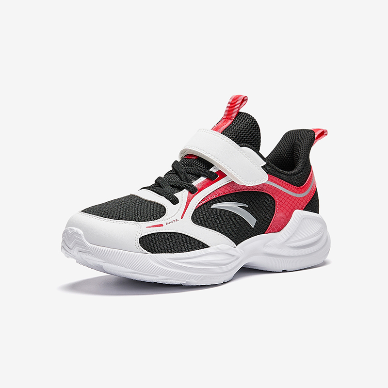 Дышащие легкие амортизирующие низкие детские беговые кроссовки Antakids, черный/Camouflage — фото 4