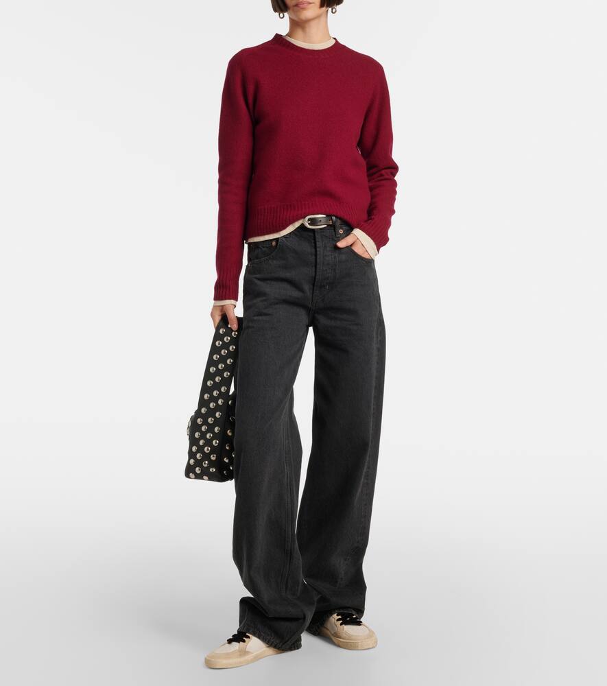 Кроссовки Ball Star из кожи с замшевыми вставками Golden Goose, White/Beige/Platinum/Red Rust — фото 3