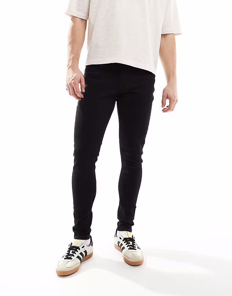 

Узкие зауженные джинсы Jack & Jones Glenn черного цвета