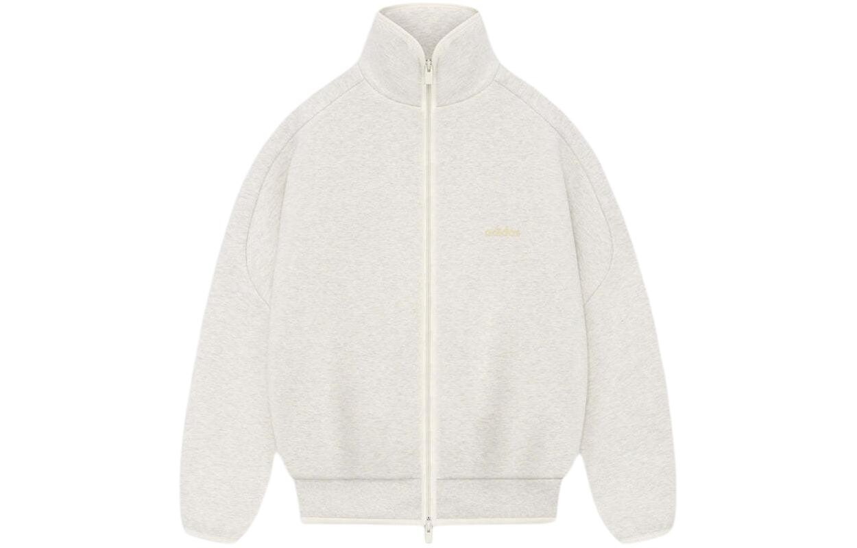 

Куртка Adidas X Heavy Fleece Track Jacket «Oatmeal» Fear Of God Athletics, цвет Gray White