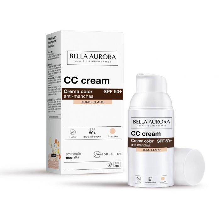 

Набор косметики Crema Color Anti-Manchas SPF 50+ Bella Aurora, Claro