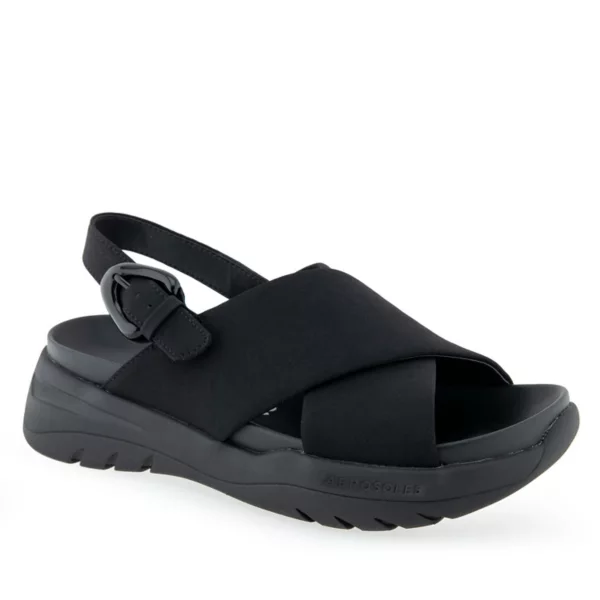Женские сандалии на плоской подошве Harlow Aerosoles, черный