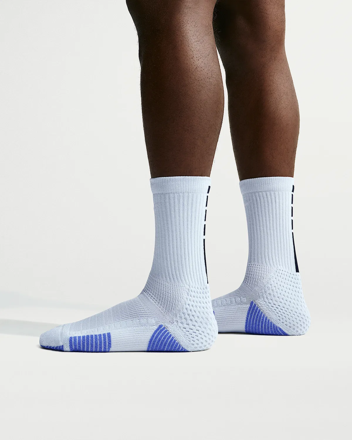 Носки Nike Elite 2.0 с амортизацией (1 пара), Pure Platinum/Black/Sapphire/White