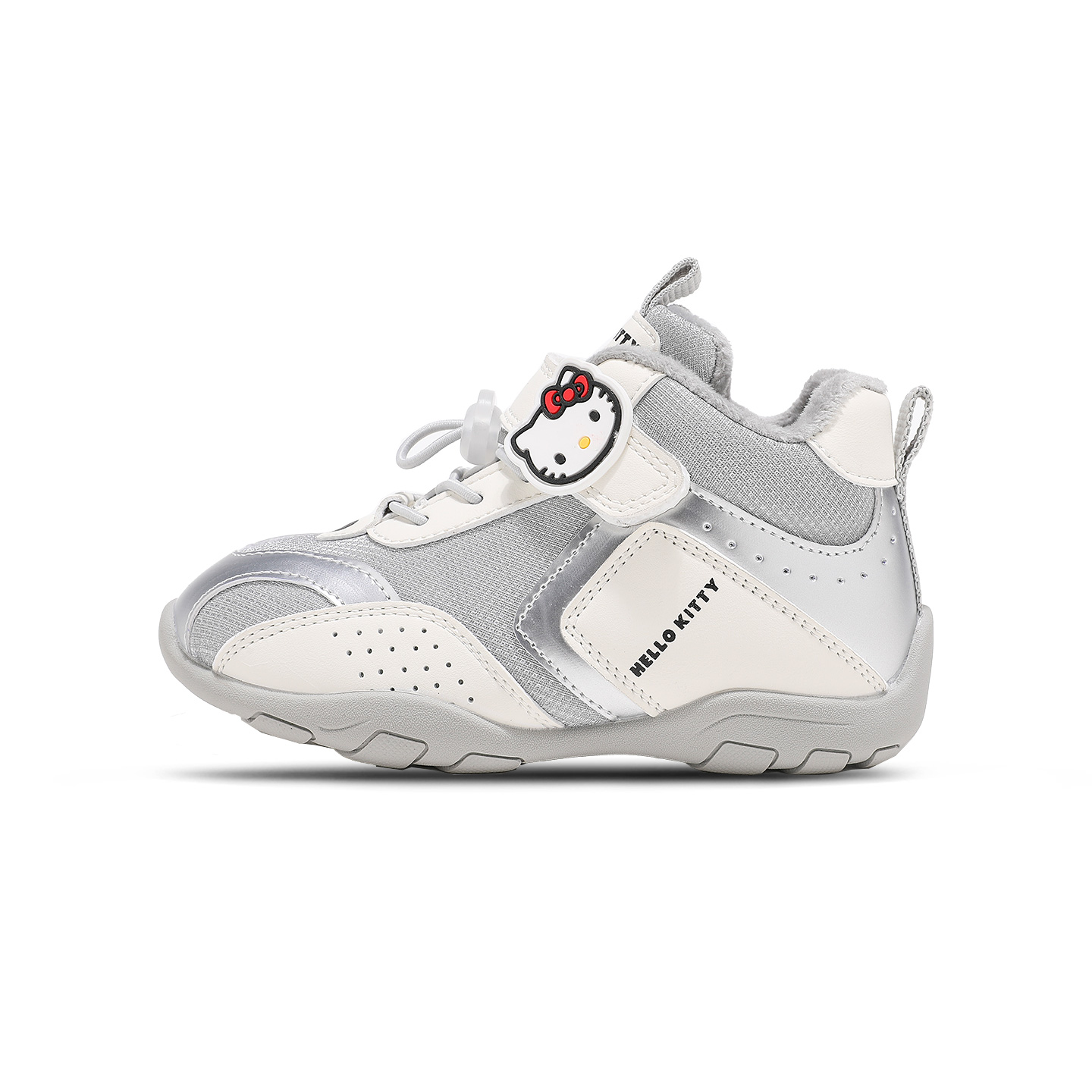 

Hello Kitty x нескользящие повседневные туфли детские Sanrio, серебро