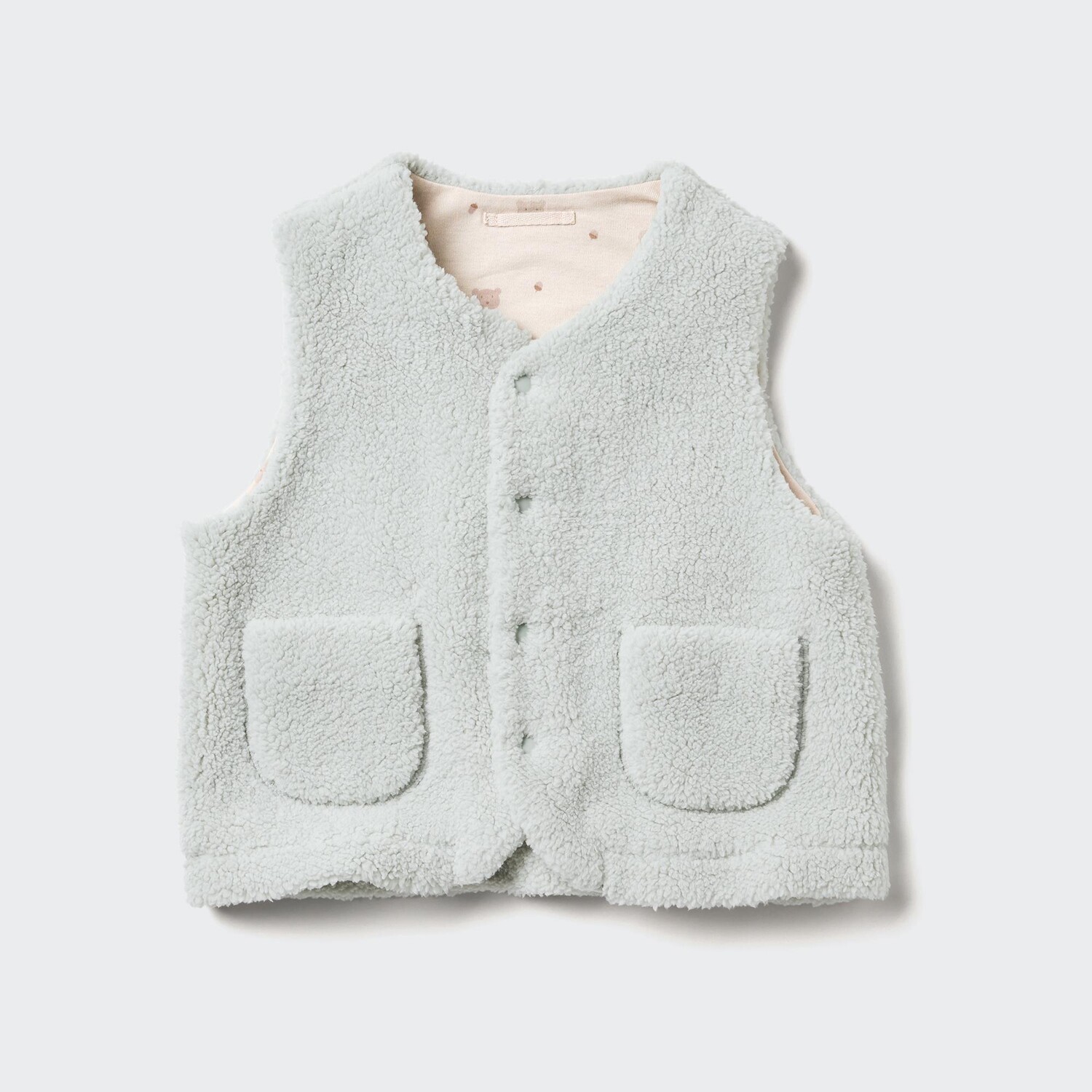 

Жилет флисовый UNIQLO, светло-зеленый
