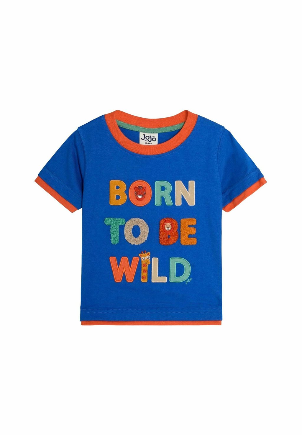 

Футболка с принтом REGULAR FIT-BORN TO BE WILD JoJo Maman Bébé, синий
