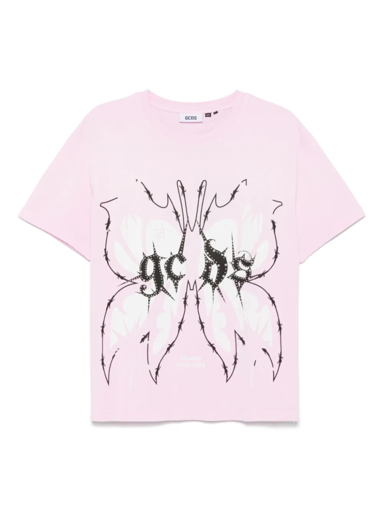 

GCDS футболка Butterfly, розовый