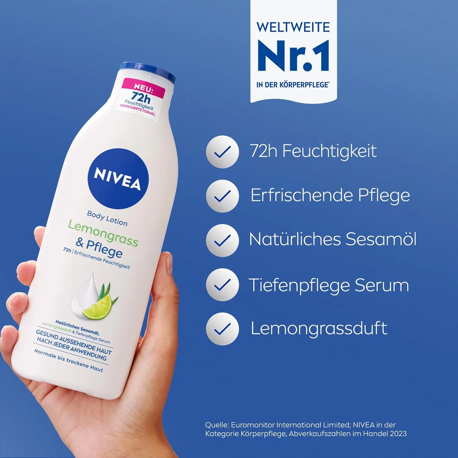 Лосьон для тела «Lemongrass & Care» от NIVEA Nivea — фото 2