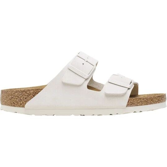 

Шлепанцы Arizona замшевая кожа Birkenstock, белый