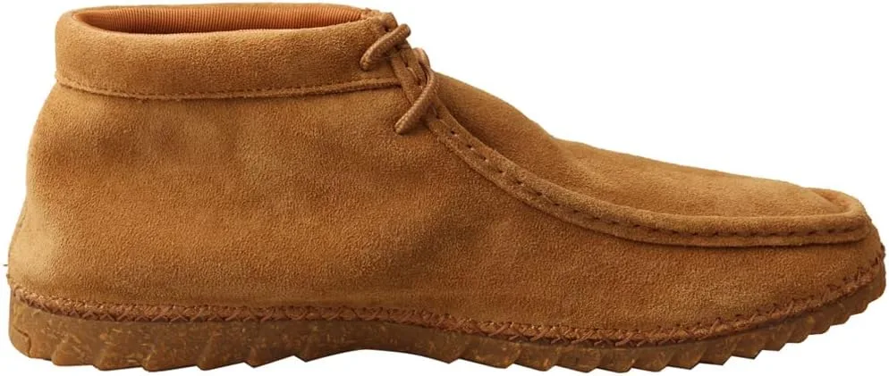 Мужские лоферы Twisted X Zero-X Chukka Driving Moc - кожаные лоферы с ручной обработкой натуральной кожи, цвет Tan — фото 4