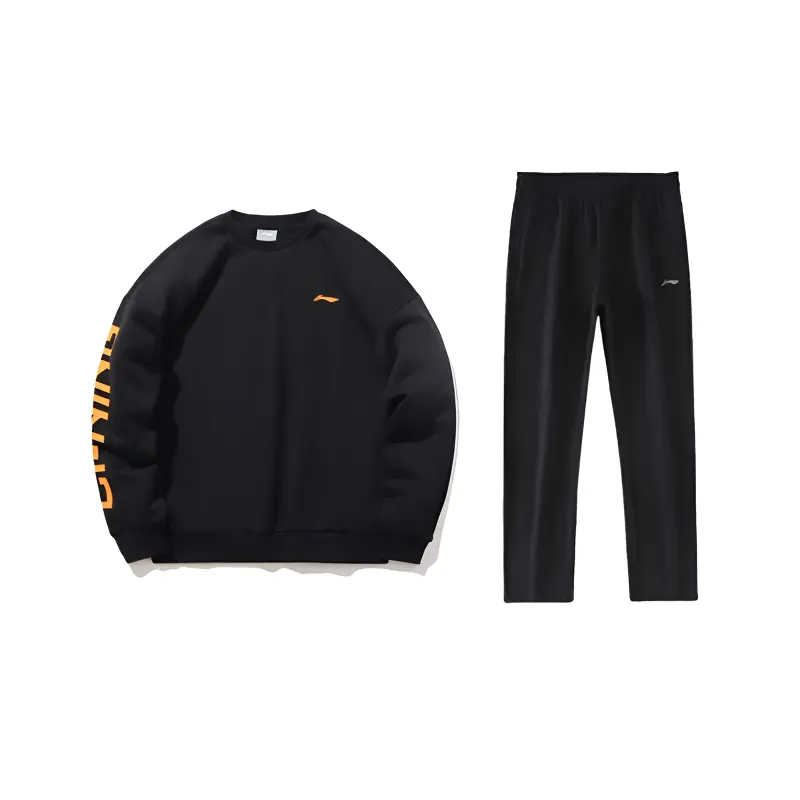 

LINING Повседневная спортивная одежда Unisex Black+Black