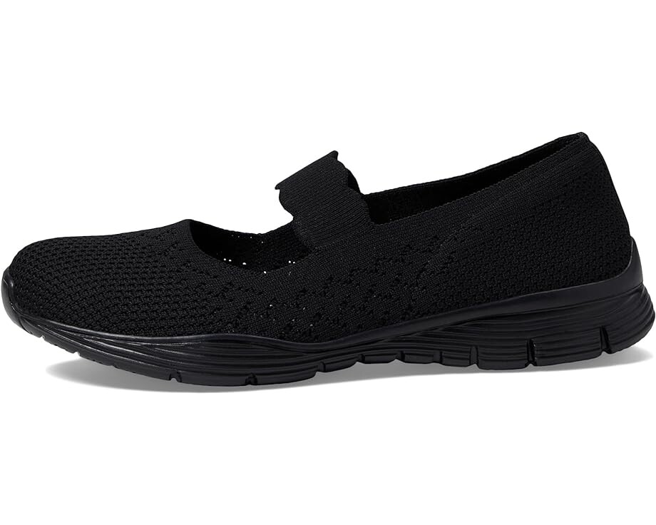 Туфли на плоской подошве SKECHERS Seager - Power Hitter, цвет Black/Black — фото 4