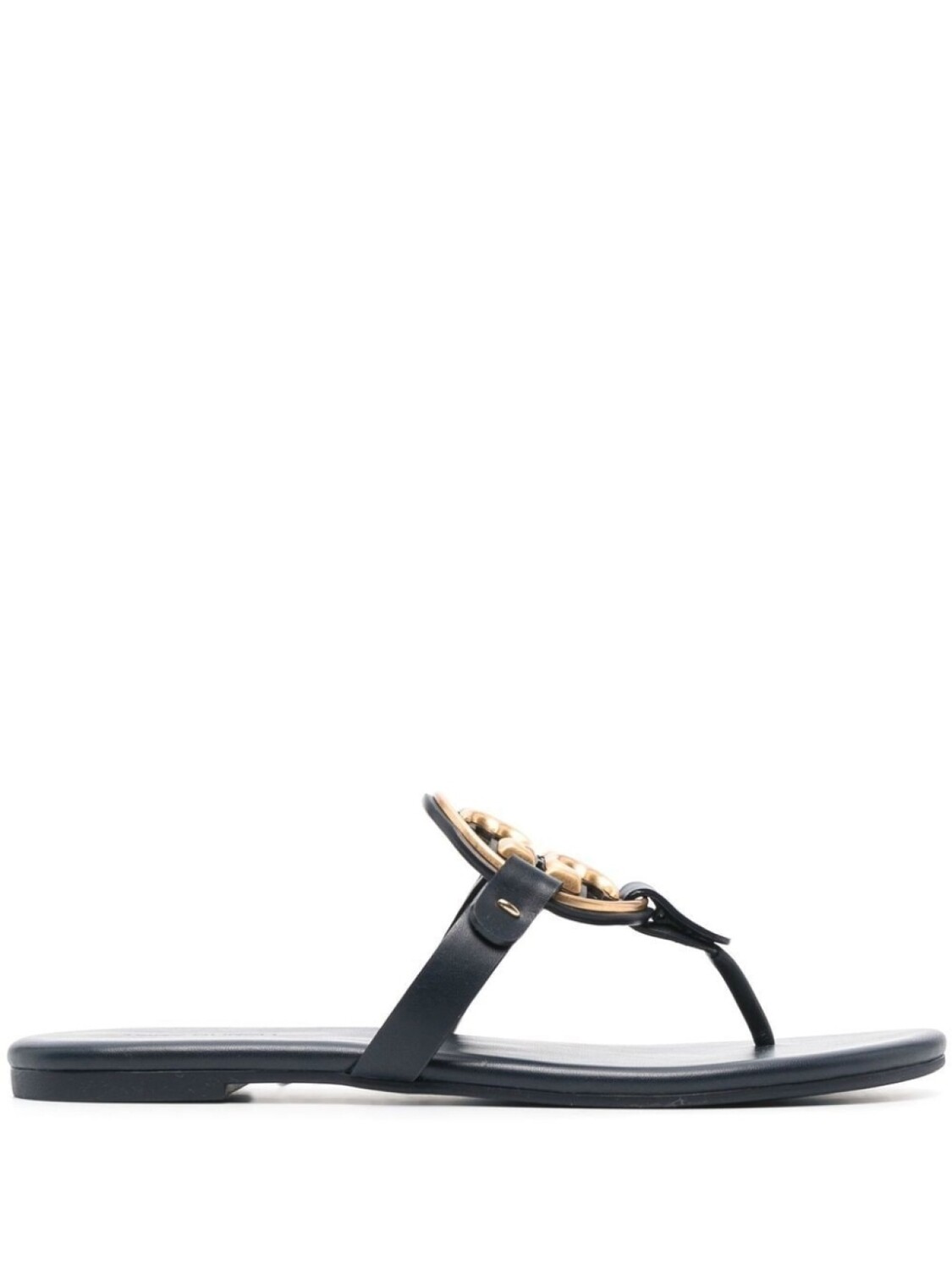 

Tory Burch шлепанцы с логотипом, синий