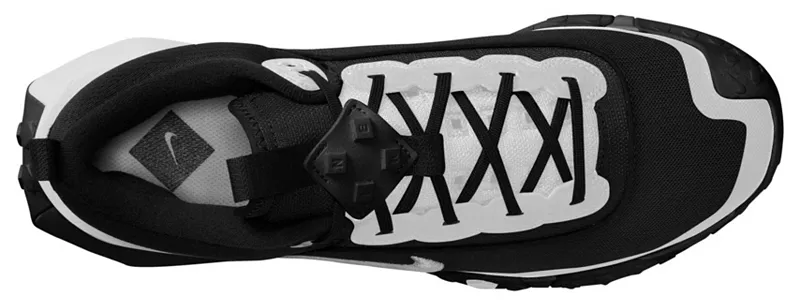 Мужские бейсбольные кроссовки Nike Air Diamond Varsity Turf, черный/белый/серый — фото 4