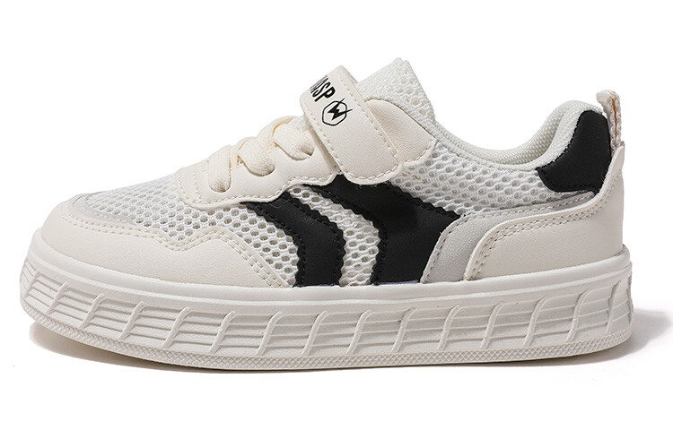 

Кроссовки BIG WASP Kids Skateboarding Shoes Kids Low-top, бежевый/черный