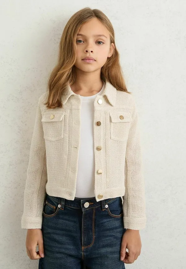 Текстурированная легкая куртка дальнобойщика renzo Reiss, Neutral — фото 3