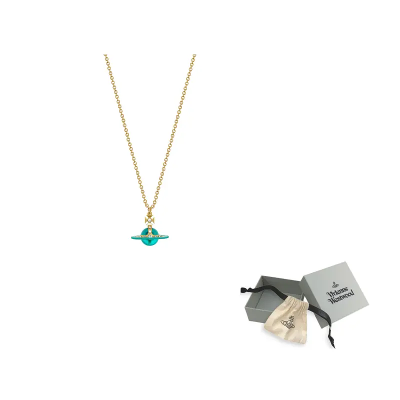 

Ожерелье с кристаллами Swarovski из латуни унисекс золото Vivienne Westwood, золотой