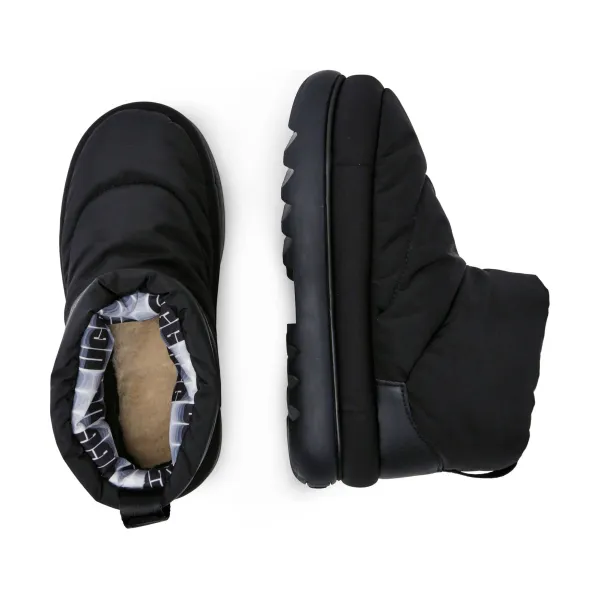 Ботинки утепленные UGG с добавлением кожи, черный — фото 3