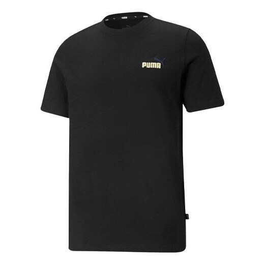 

Футболка ess logo t-shirt 'black' Puma, черный